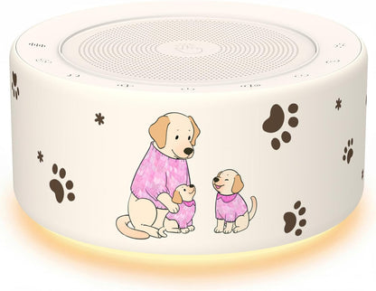 White Noise Machine for Baby & Adults, 30 Soothing Sounds, Sleep Sound Machine with 8 Color Night Light, Memory Function, White Noise for Sleeping, Nursery, Office, Travel & Relaxation
