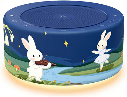 White Noise Machine for Baby & Adults, 30 Soothing Sounds, Sleep Sound Machine with 8 Color Night Light, Memory Function, White Noise for Sleeping, Nursery, Office, Travel & Relaxation