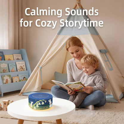 White Noise Machine for Baby & Adults, 30 Soothing Sounds, Sleep Sound Machine with 8 Color Night Light, Memory Function, White Noise for Sleeping, Nursery, Office, Travel & Relaxation