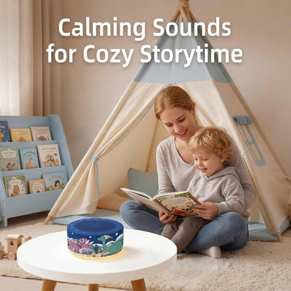 White Noise Machine for Baby & Adults, 30 Soothing Sounds, Sleep Sound Machine with 8 Color Night Light, Memory Function, White Noise for Sleeping, Nursery, Office, Travel & Relaxation