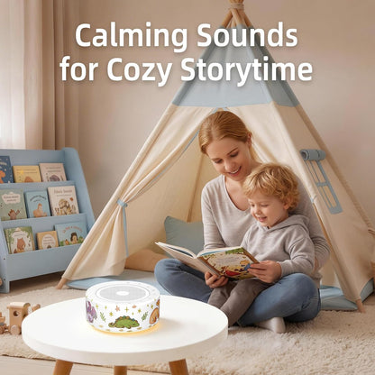 White Noise Machine for Baby & Adults, 30 Soothing Sounds, Sleep Sound Machine with 8 Color Night Light, Memory Function, White Noise for Sleeping, Nursery, Office, Travel & Relaxation