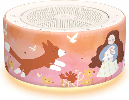 White Noise Machine for Baby & Adults, 30 Soothing Sounds, Sleep Sound Machine with 8 Color Night Light, Memory Function, White Noise for Sleeping, Nursery, Office, Travel & Relaxation