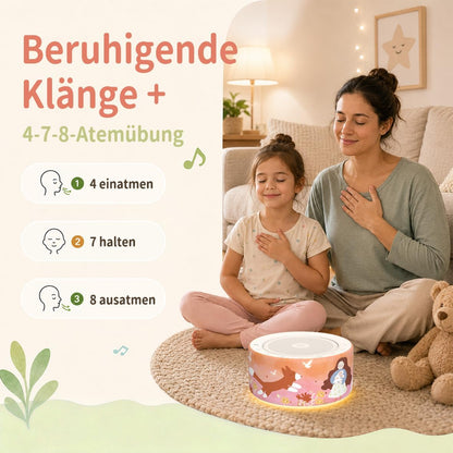 White Noise Machine for Baby & Adults, 30 Soothing Sounds, Sleep Sound Machine with 8 Color Night Light, Memory Function, White Noise for Sleeping, Nursery, Office, Travel & Relaxation