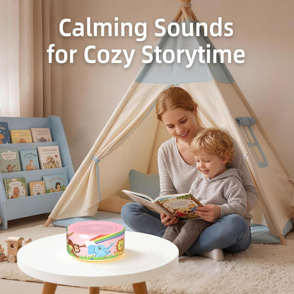White Noise Machine for Baby & Adults, 30 Soothing Sounds, Sleep Sound Machine with 8 Color Night Light, Memory Function, White Noise for Sleeping, Nursery, Office, Travel & Relaxation