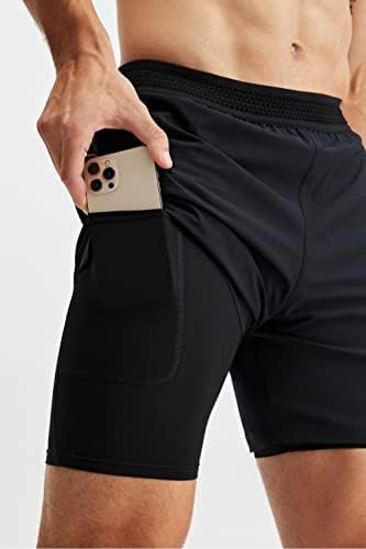 Men's The Fundamental Short (Lined), Workout, Running, Training, Gym, Yoga, Ultra Lightweight, Athletic