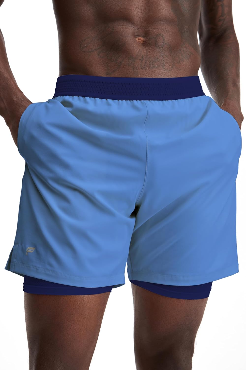Men's The Fundamental Short (Lined), Workout, Running, Training, Gym, Yoga, Ultra Lightweight, Athletic