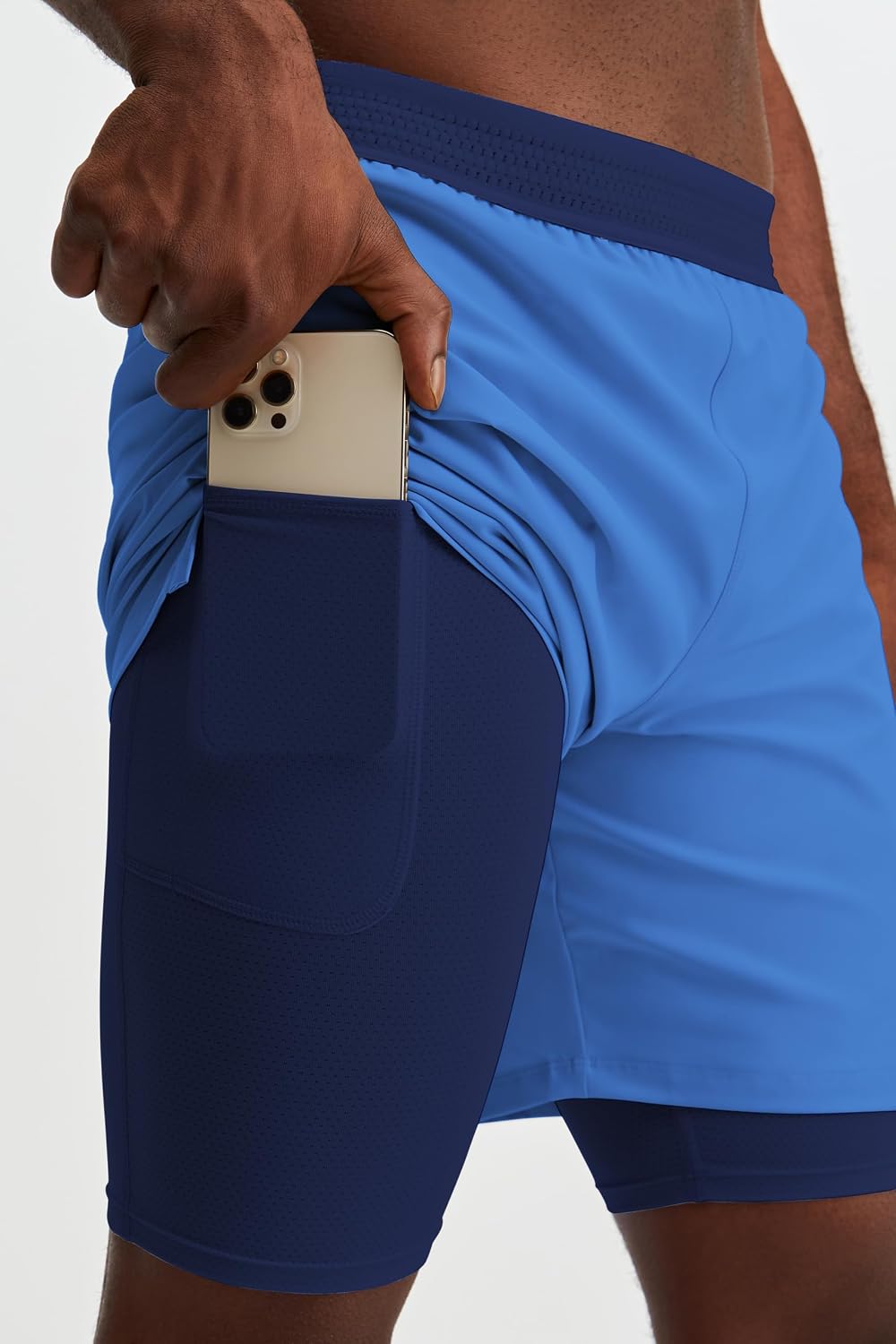 Men's The Fundamental Short (Lined), Workout, Running, Training, Gym, Yoga, Ultra Lightweight, Athletic