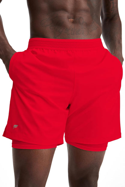 Men's The Fundamental Short (Lined), Workout, Running, Training, Gym, Yoga, Ultra Lightweight, Athletic