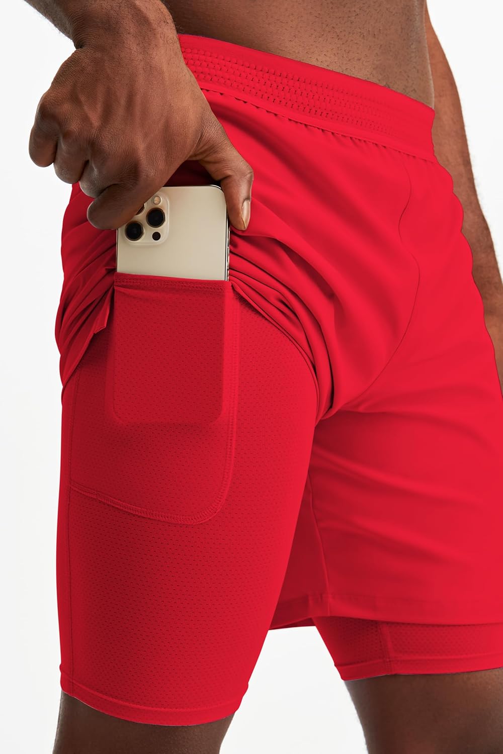 Men's The Fundamental Short (Lined), Workout, Running, Training, Gym, Yoga, Ultra Lightweight, Athletic