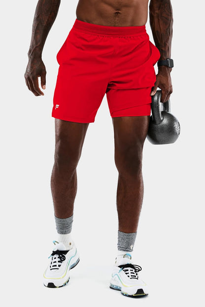 Men's The Fundamental Short (Lined), Workout, Running, Training, Gym, Yoga, Ultra Lightweight, Athletic