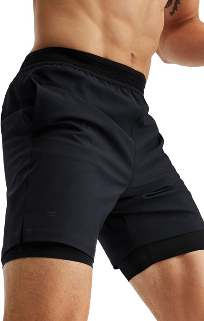 Men's The Fundamental Short (Lined), Workout, Running, Training, Gym, Yoga, Ultra Lightweight, Athletic