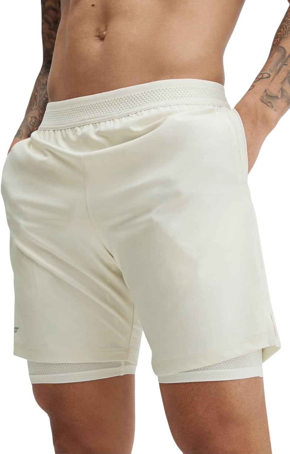 Men's The Fundamental Short (Lined), Workout, Running, Training, Gym, Yoga, Ultra Lightweight, Athletic