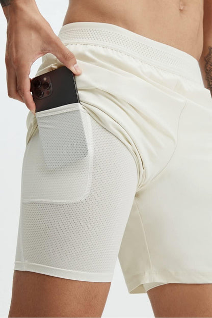 Men's The Fundamental Short (Lined), Workout, Running, Training, Gym, Yoga, Ultra Lightweight, Athletic