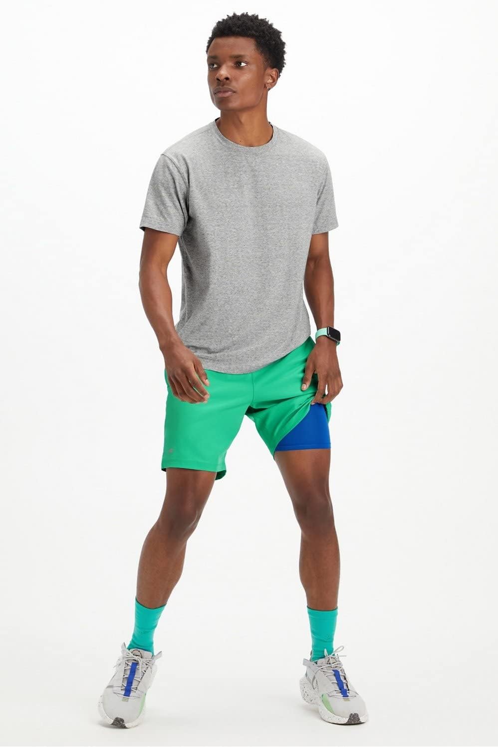 Men's The Fundamental Short (Lined), Workout, Running, Training, Gym, Yoga, Ultra Lightweight, Athletic