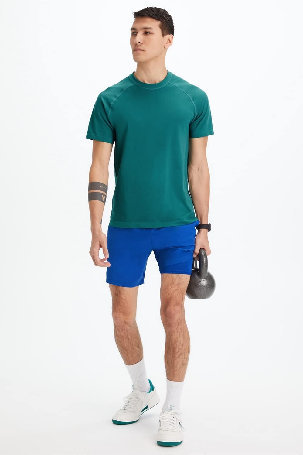 Men's The Fundamental Short (Lined), Workout, Running, Training, Gym, Yoga, Ultra Lightweight, Athletic