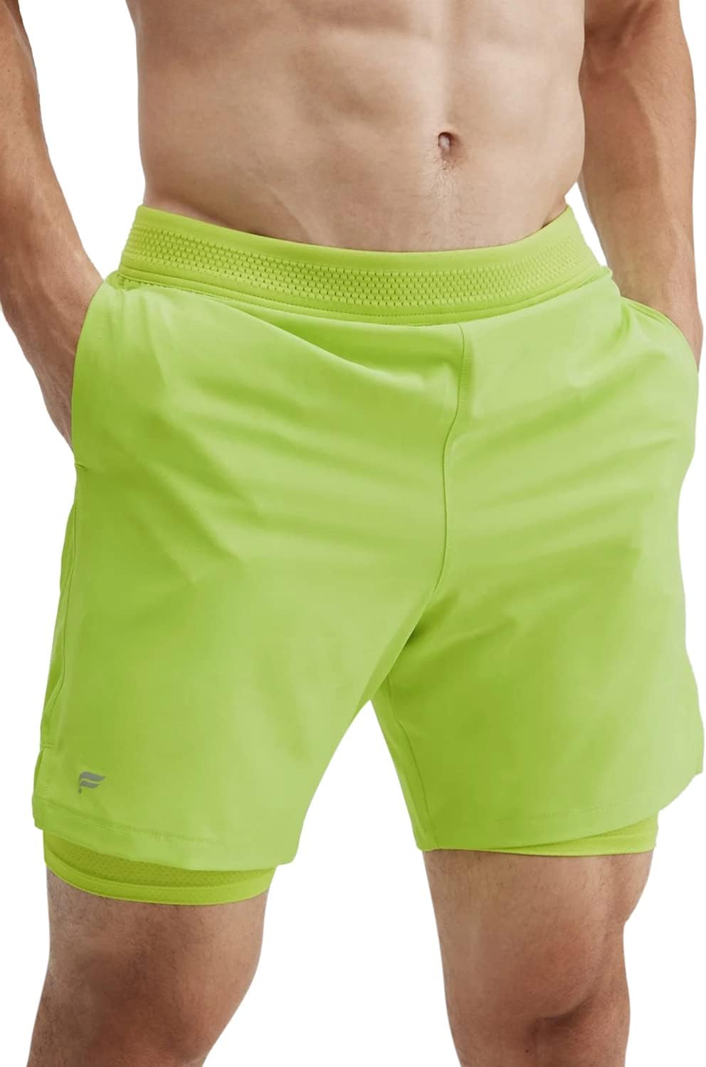 Men's The Fundamental Short (Lined), Workout, Running, Training, Gym, Yoga, Ultra Lightweight, Athletic