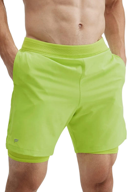 Men's The Fundamental Short (Lined), Workout, Running, Training, Gym, Yoga, Ultra Lightweight, Athletic