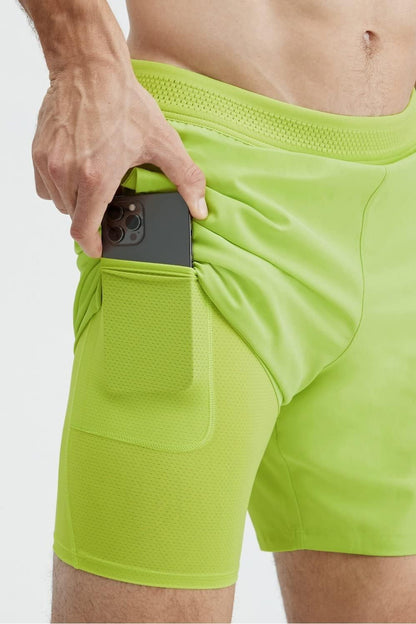 Men's The Fundamental Short (Lined), Workout, Running, Training, Gym, Yoga, Ultra Lightweight, Athletic