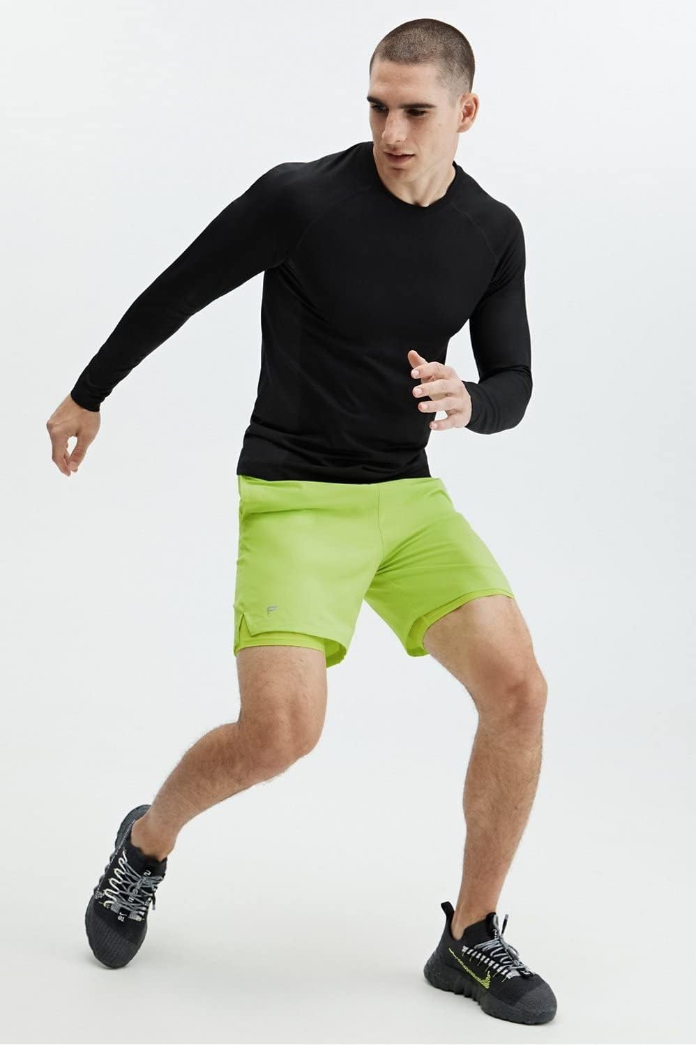 Men's The Fundamental Short (Lined), Workout, Running, Training, Gym, Yoga, Ultra Lightweight, Athletic