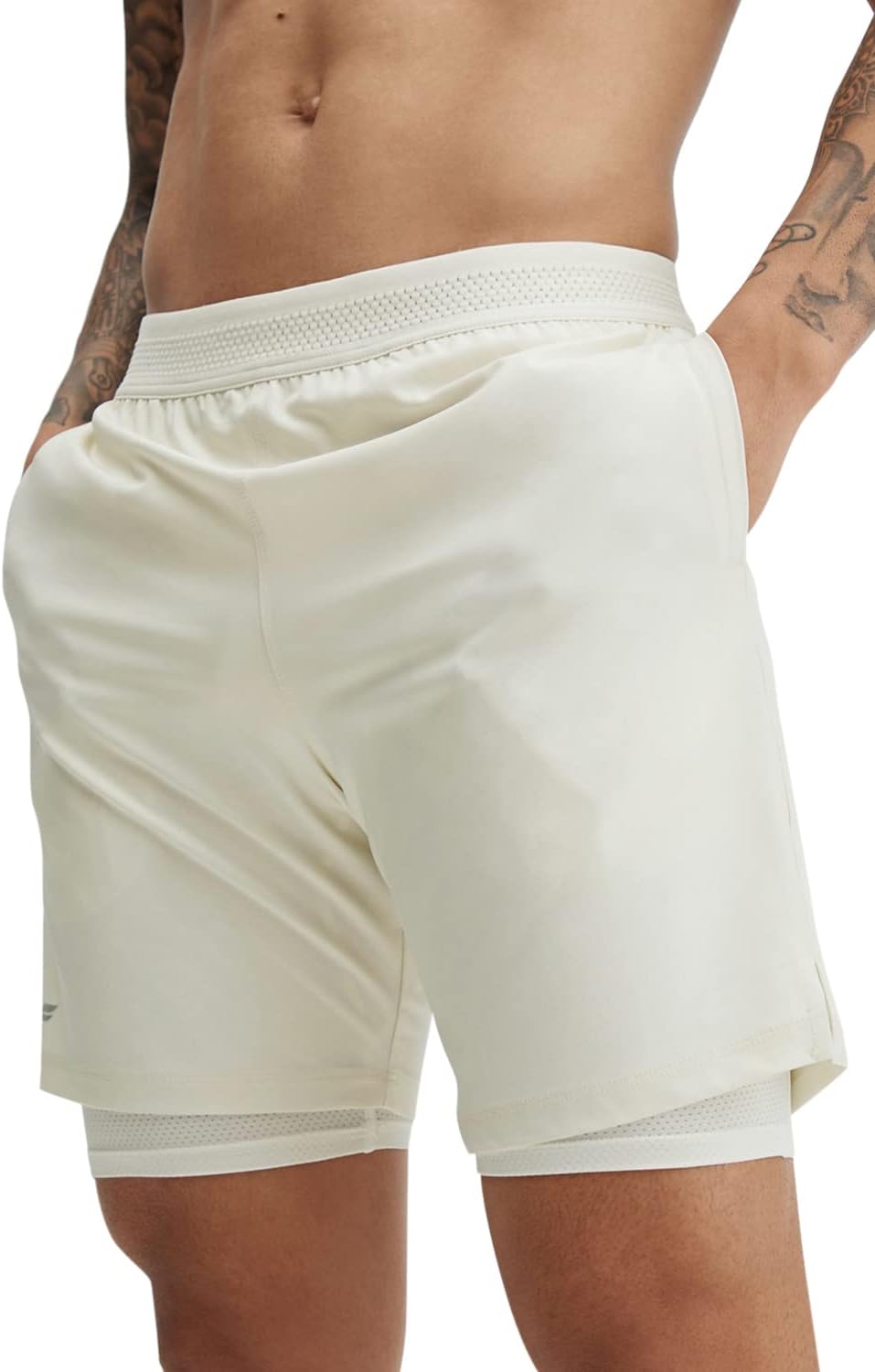Men's The Fundamental Short (Lined), Workout, Running, Training, Gym, Yoga, Ultra Lightweight, Athletic