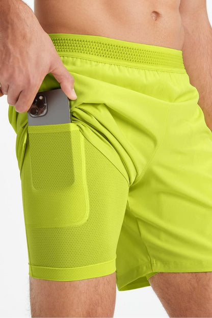 Men's The Fundamental Short (Lined), Workout, Running, Training, Gym, Yoga, Ultra Lightweight, Athletic