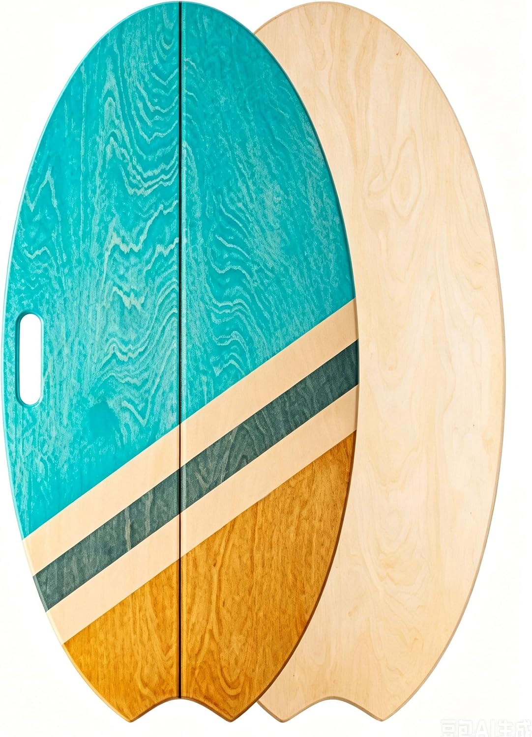 Balance Board Indoor Surfboard Surf Style Home Fitness with Wheel for Exercise, Athletic Training and Board Sports - Fun Workout Equipment For Balance, Stability and Improving Core Strength