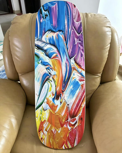 Balance Board Indoor Surfboard Surf Style Home Fitness with Wheel for Exercise, Athletic Training and Board Sports - Fun Workout Equipment For Balance, Stability and Improving Core Strength