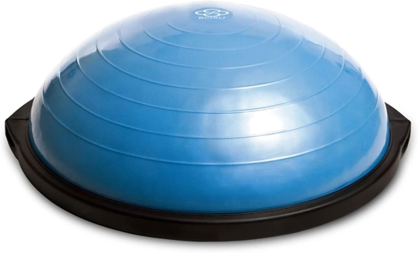 Balance Ball Exercise Trainer, Home Gym Equipment w/Guided Workouts & Pump, 26" Inflatable Fitness Platform for Strength Training, Standing, Balancing, and Core Workout
