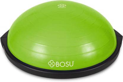 Balance Ball Exercise Trainer, Home Gym Equipment w/Guided Workouts & Pump, 26" Inflatable Fitness Platform for Strength Training, Standing, Balancing, and Core Workout