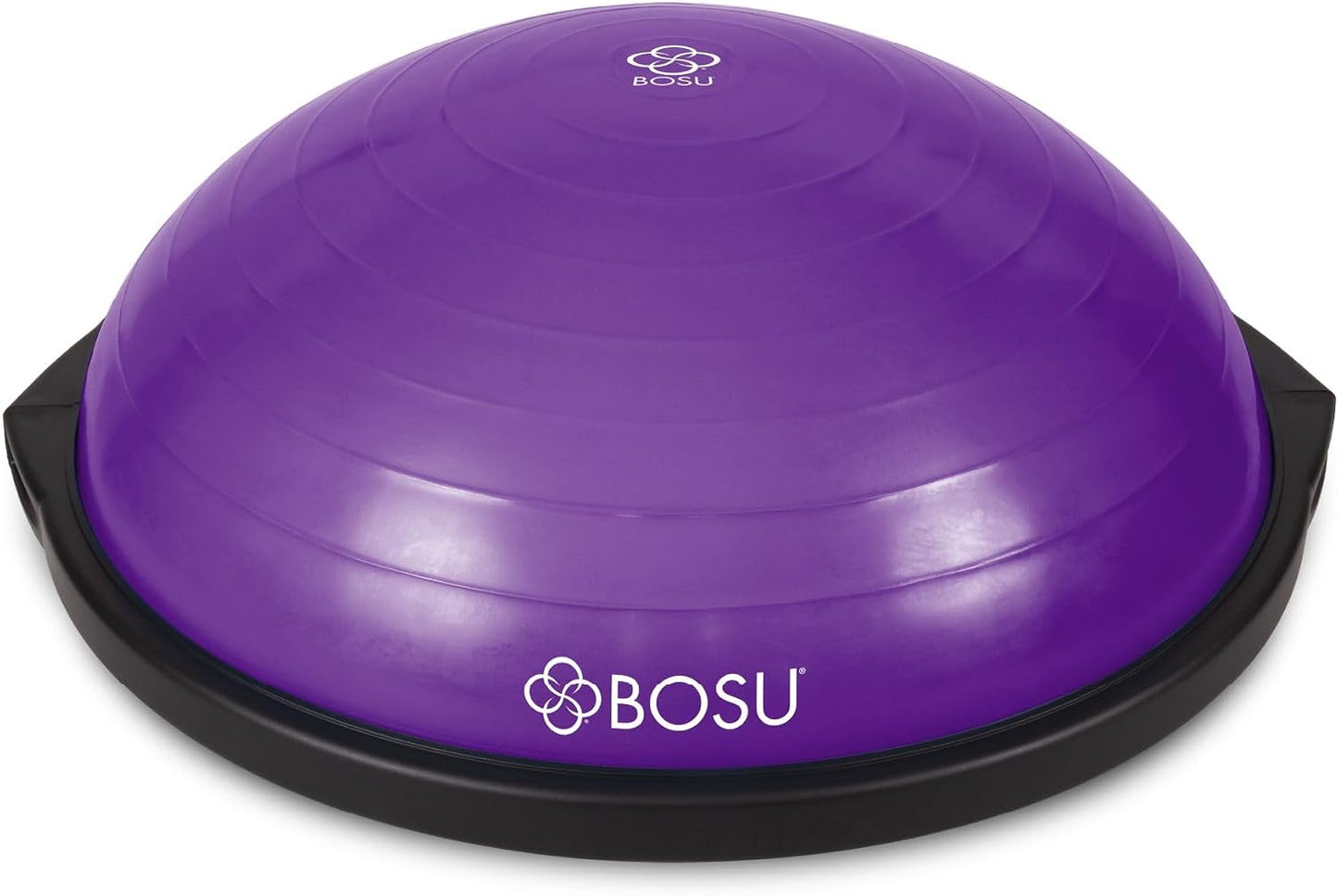 Balance Ball Exercise Trainer, Home Gym Equipment w/Guided Workouts & Pump, 26" Inflatable Fitness Platform for Strength Training, Standing, Balancing, and Core Workout