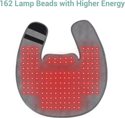 Red Light Therapy for Neck Shoulder, 162 LEDs, 660nm & 850nm