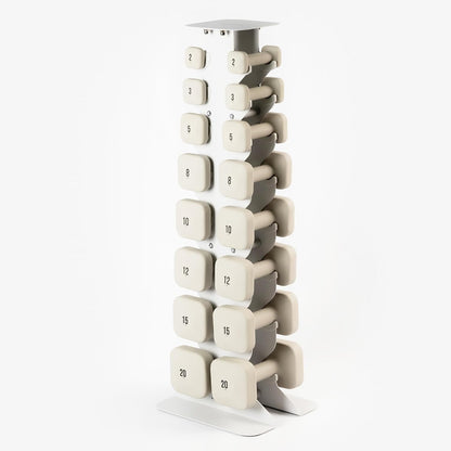 Square Dumbbell Set for Home Gym, Free Weights for Strength Training