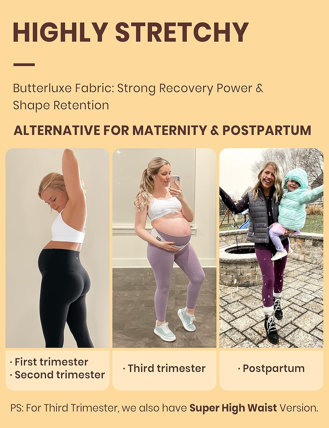 Butterluxe Leggings 28" | Extremely Soft, Gentle Compression, Yoga, High Waisted, for Women