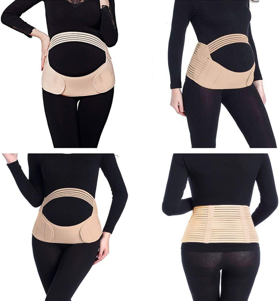 Pregnancy Belly Band - 3 in 1 Belly Bands for Pregnant Women,Elastic Belly Band for Pregnancy, Maternity Belt Waist Care Binder Brace Prenatal Protector, Pregnancy Belt Belly Support for Pain Relieve, Mothers Day Gifts，XL