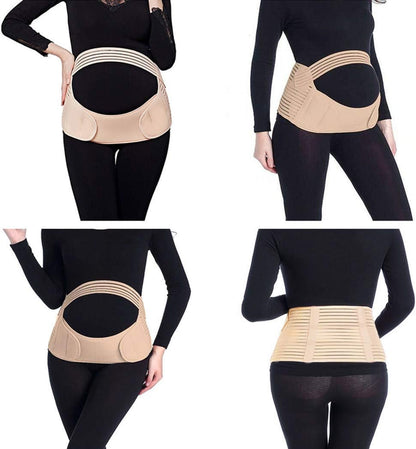 Pregnancy Belly Band - 3 in 1 Belly Bands for Pregnant Women,Elastic Belly Band for Pregnancy, Maternity Belt Waist Care Binder Brace Prenatal Protector, Pregnancy Belt Belly Support for Pain Relieve, Mothers Day Gifts，XL