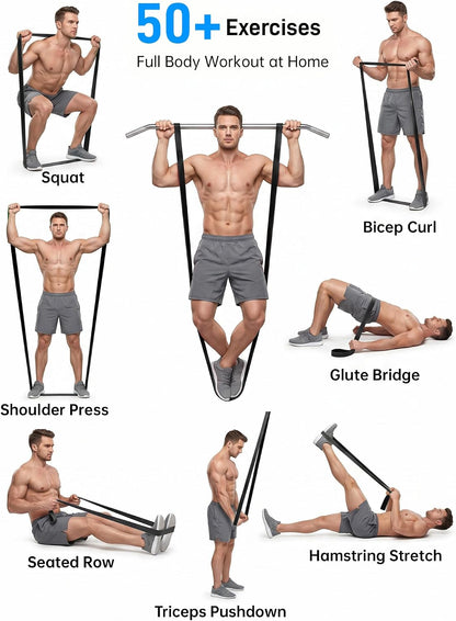Renoj Resistance Bands for Working Out, 5 Levels Pull Up Assistance Bands Set for Workout, Exercise, Home Gym & Strength Training