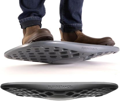 Adult Balance Board for Standing Desk - Anti Fatigue USA Made 360 Degree Rocker Wobble Board as Exercise Equipment to Increase Focus & Movement - Sustainable Anti-Slip Plane Standing Board