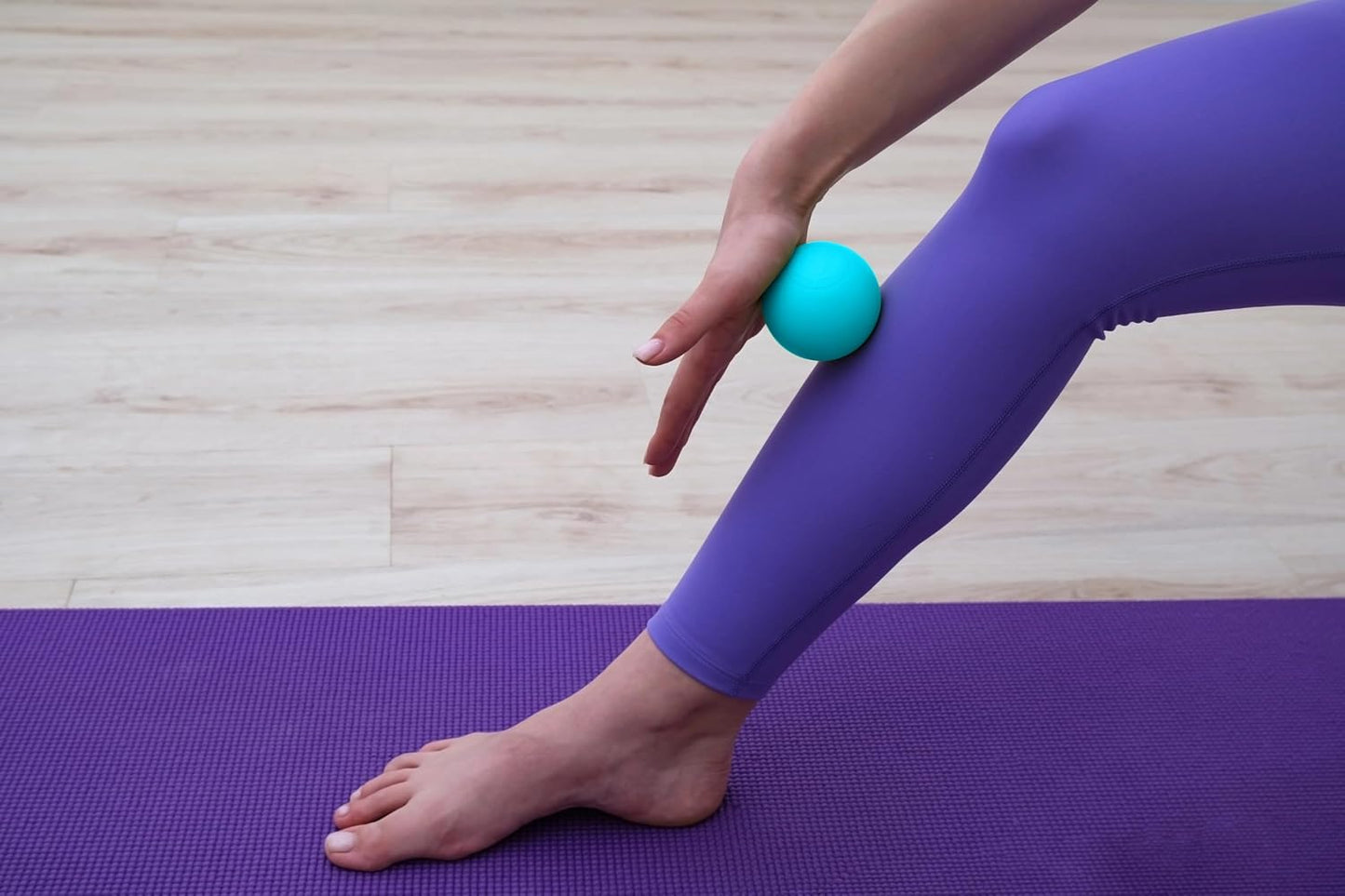 Massage Lacrosse Balls for Deep Tissue Relief - Trigger Point Therapy Ball Set for Plantar Fasciitis, Myofascial Release for Back, Shoulder, Foot - Massage Ball Roller - 2 Pack (Blue/Orange)