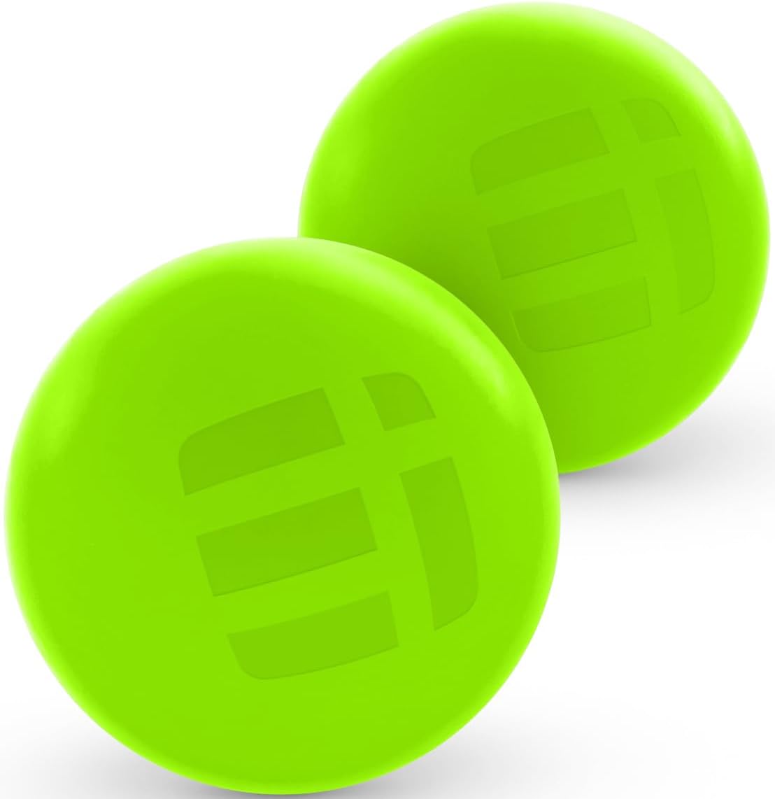 Massage Lacrosse Balls for Deep Tissue Relief - Trigger Point Therapy Ball Set for Plantar Fasciitis, Myofascial Release for Back, Shoulder, Foot - Massage Ball Roller - 2 Pack (Blue/Orange)