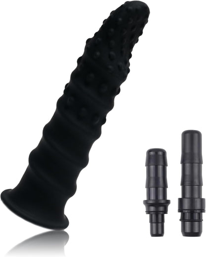 Massage Gun Attachment, Adult Massage Gun Attachments Deep Tissue for Relieve and Stimulation, Black Portable Massage Gun Head Accessories for Handheld Electric Body Muscle Massager