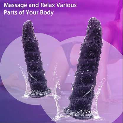 Massage Gun Attachment, Adult Massage Gun Attachments Deep Tissue for Relieve and Stimulation, Black Portable Massage Gun Head Accessories for Handheld Electric Body Muscle Massager