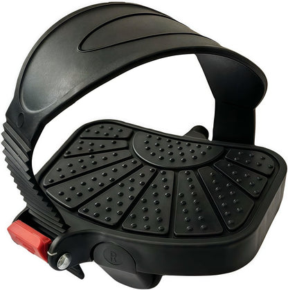 Pro-Grade Exercise Bike Pedals - 9/16" & 1/2" Spindle, Adjustable Straps | Fits Peloton/Schwinn/Spin Bikes, Anti-Slip, 500lb Capacity