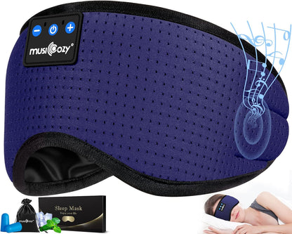 Sleep Headphones Bluetooth 5.4 Sleep Eye Mask with HD Speakers