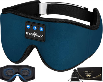 Sleep Headphones Bluetooth 5.4 Sleep Eye Mask with HD Speakers