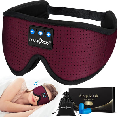 Sleep Headphones Bluetooth 5.4 Sleep Eye Mask with HD Speakers