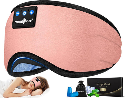 Sleep Headphones Bluetooth 5.4 Sleep Eye Mask with HD Speakers