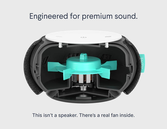 Original Smart White Noise Sound Machine, Real Fan Inside for Sleep