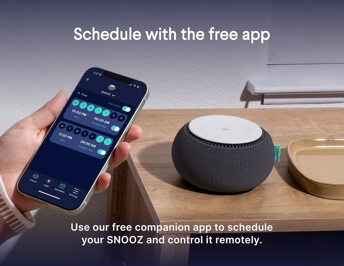 Original Smart White Noise Sound Machine, Real Fan Inside for Sleep