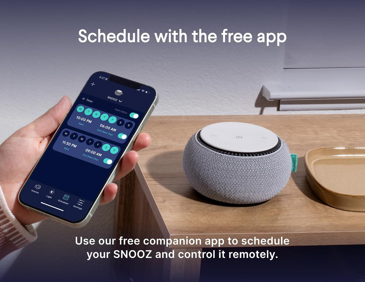 Original Smart White Noise Sound Machine, Real Fan Inside for Sleep