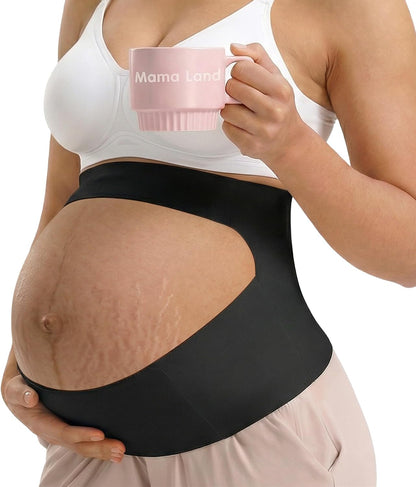 "EasySupport” One Piece Pregnancy Belly Band, Maternity Support Belt, Back & Pelvic Pain Relief, Pregnant Underwear